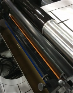 TruPoint Orange Doctor Blade in Aztech Flexo Station