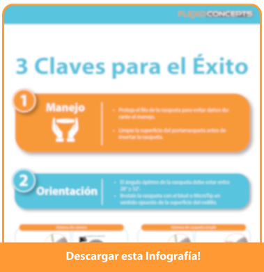 instalación de la rasqueta