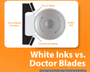 White inks vs. Doctor Blades in Flexographic Printing